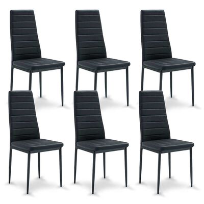 Pack de 6 Sillas Novahus Boston II Negro