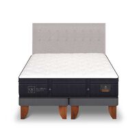 Cama Europea CIC Base Dividida King Súper Premium + Respaldo