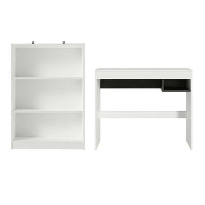 Imagen 2 del producto Escritorio + Estante Vekkahome Rubi Café