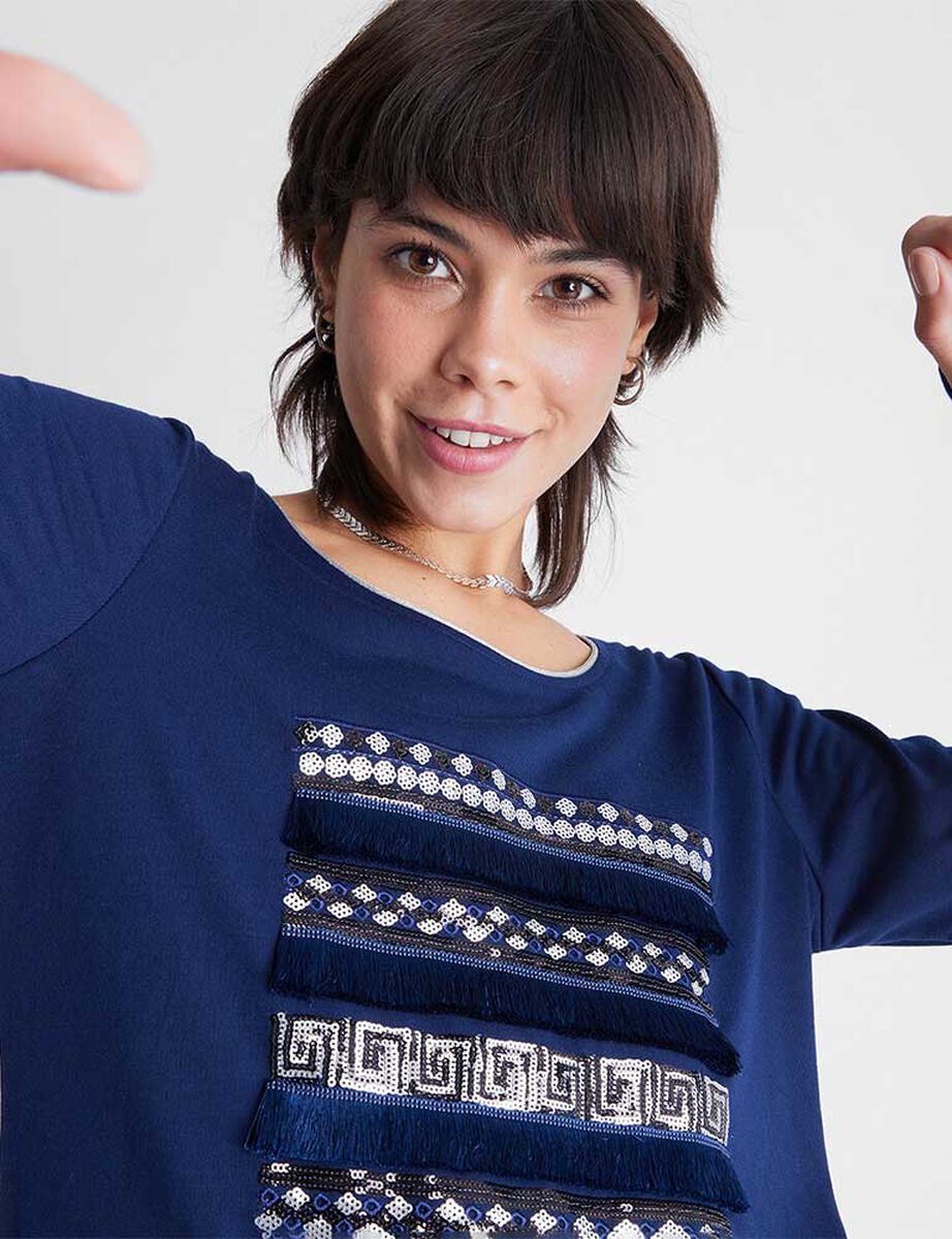 Polera Manga Larga Mujer Curvi