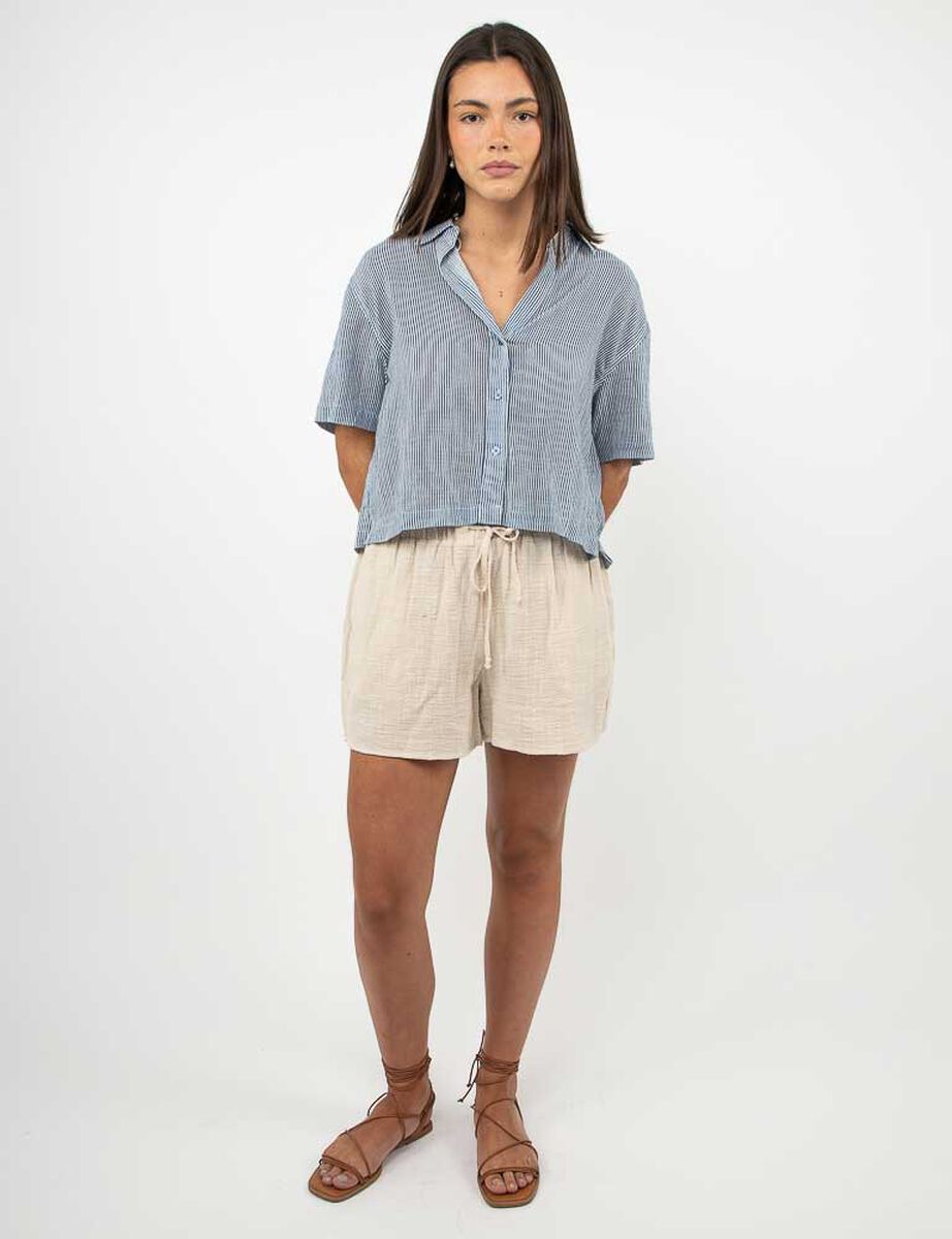 Blusa Manga Corta Mujer Icono