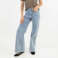 Jeans Mujer Zibel Celeste, Indigo, Negro