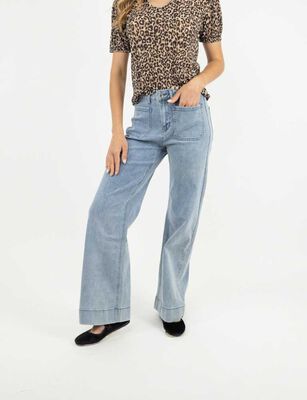 Imagen 1 del producto Jeans Mujer Zibel Celeste, Indigo, Negro