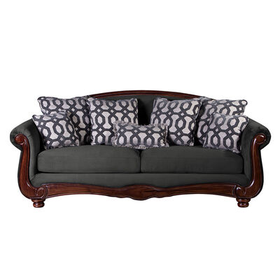 Sof&aacute; Tela Soft Velvet Latam Home Catania 3 Cuerpos