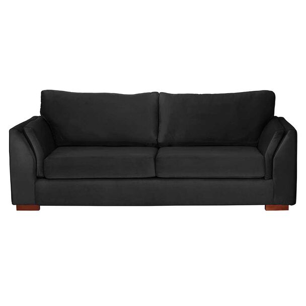 Sofá Cama Latam Home Milan 3 Cuerpos Negro