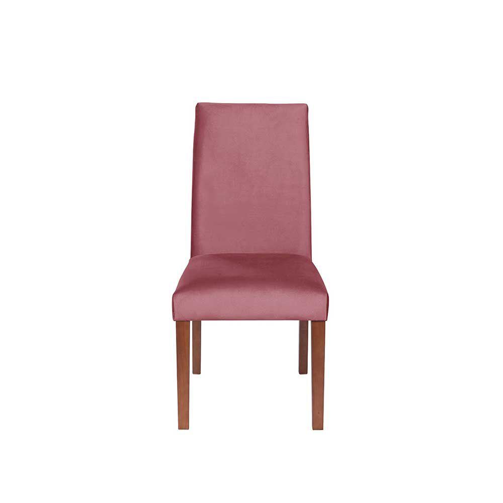 Silla Latam Home Cadiz Tela Velvet Palo Rosa