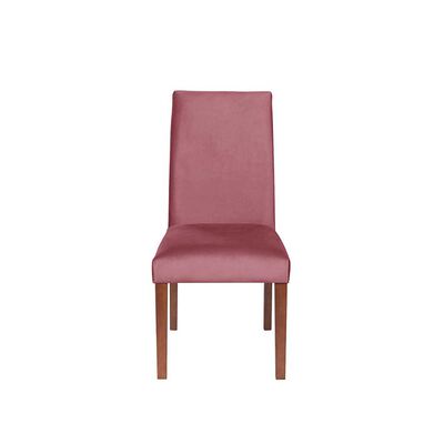 Silla Latam Home Cadiz Tela Velvet Palo Rosa