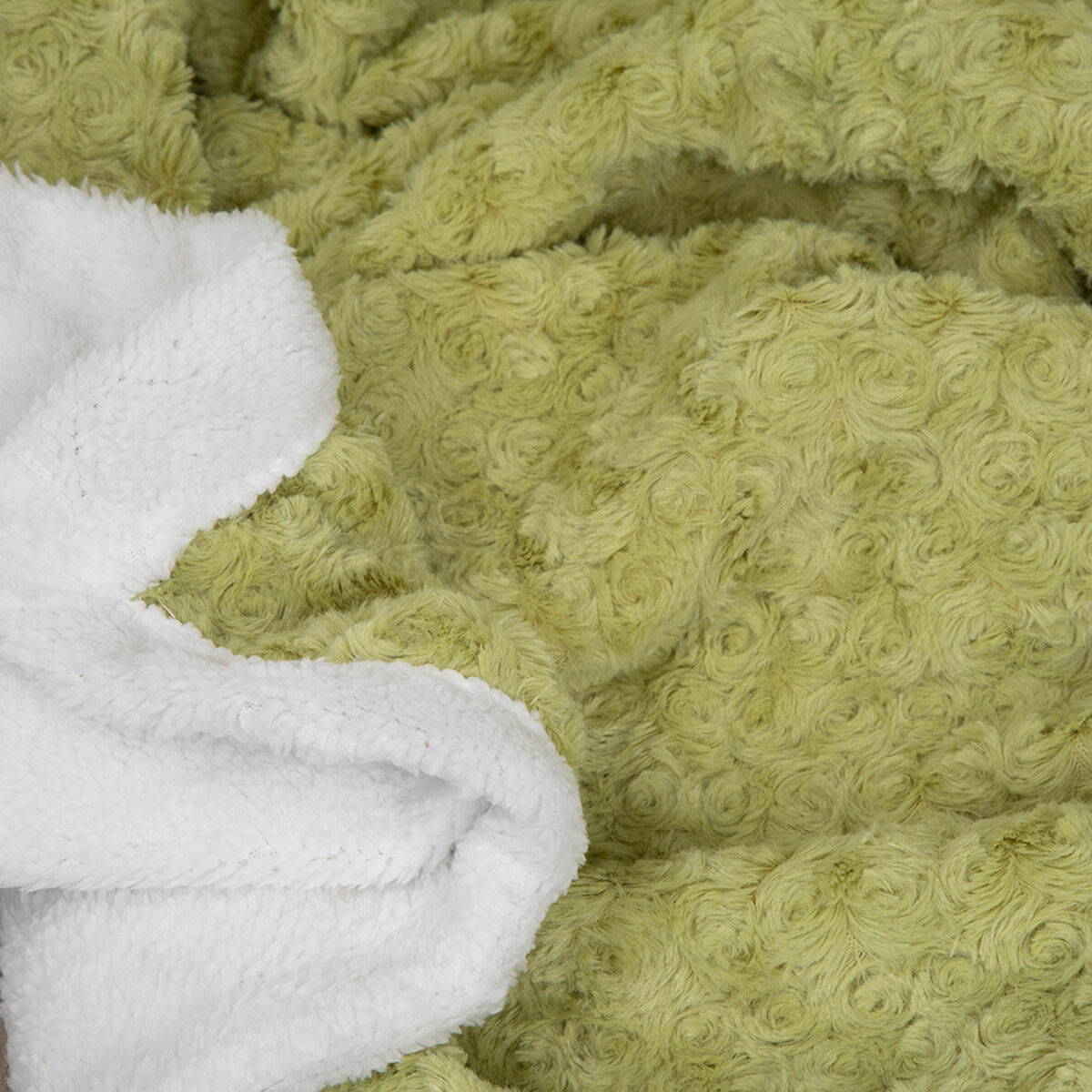 Manta de Poli&eacute;ster Doral 1 Plaza Deluxe Verde