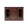 Buffet Muebles Hema Berl&iacute;n Chocolate Vidrio