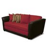 Juego de Living Elegant Detail Minesota Sof&aacute; 3 Cuerpos + Sof&aacute; 2 cuerpos + Sill&oacute;n 1 Cuerpo Rojo