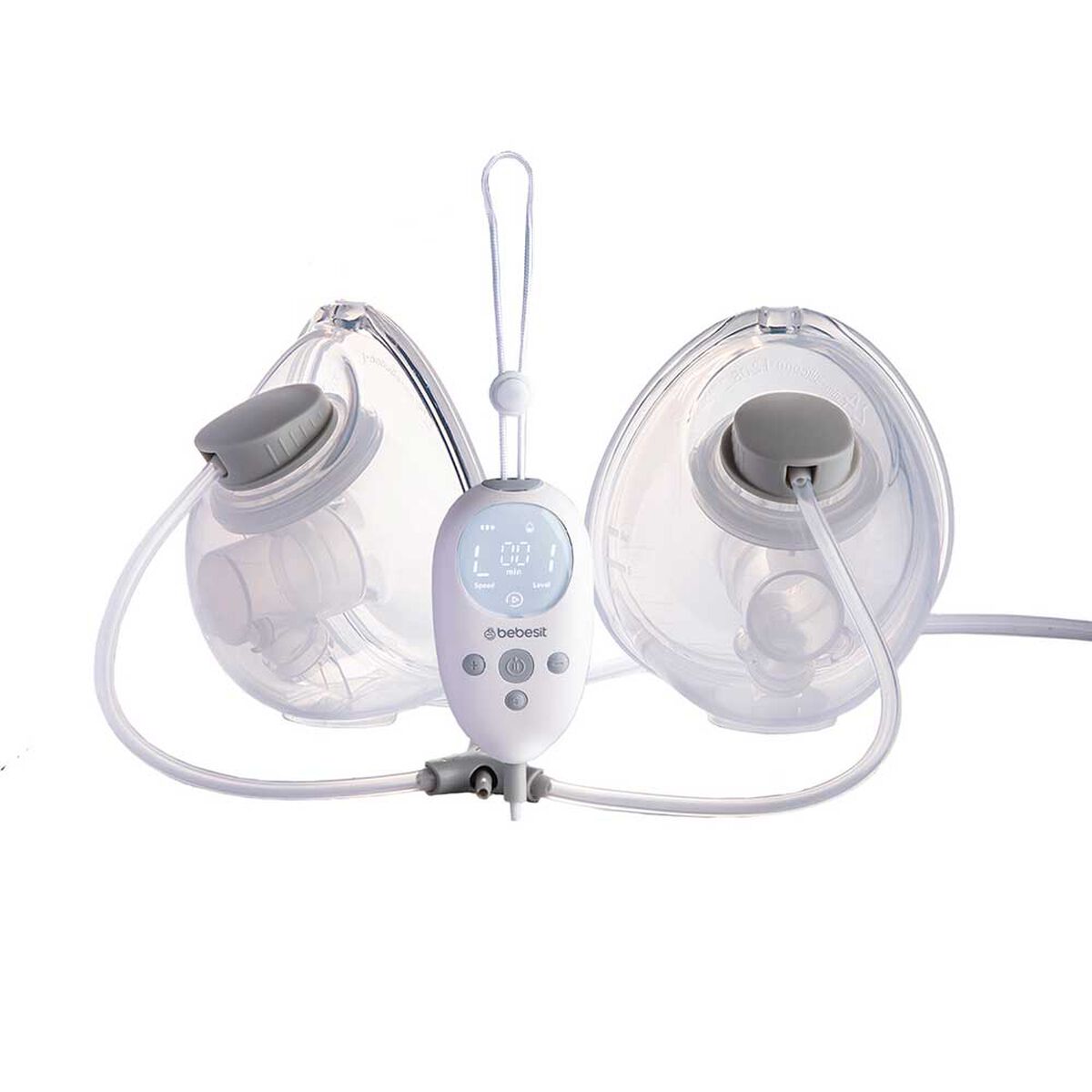 Extractor de Leche Doble Portátil con Bolsas Bebesit