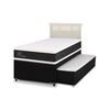 Cama Nido CIC 1,5 Plazas Ortopedic + Respaldo Dublin Alpino