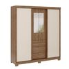 Clóset Roca Fit 4 Puertas 3 Cajones Canela