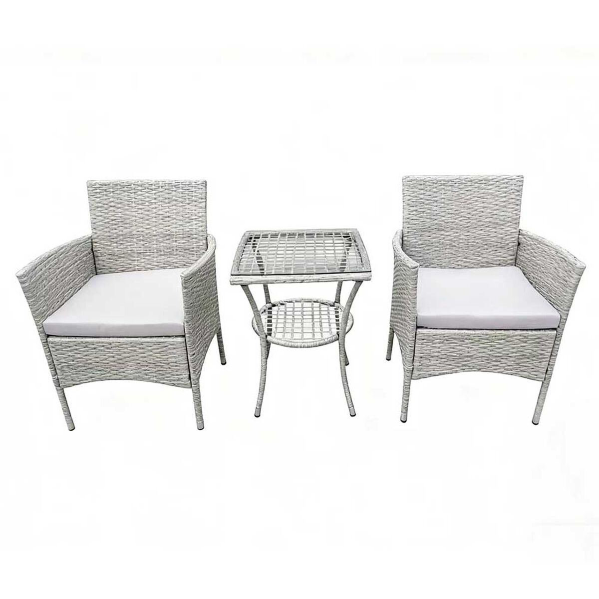 Set de Terraza Idetex Positano 3 Piezas Gris