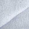 Frazada Sherpa Casanova 1,5 Plazas Liso Plata