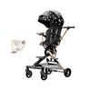 Coche de Paseo 360° con Mesita Lubabycas Negro