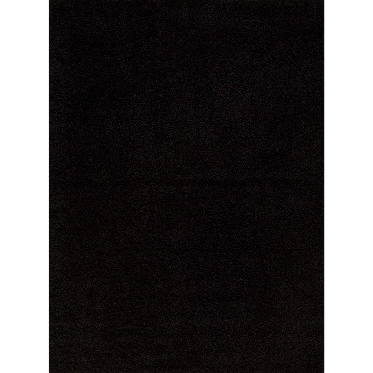 Alfombra Idetex Shaggy Lisa 133x180 cm Negro