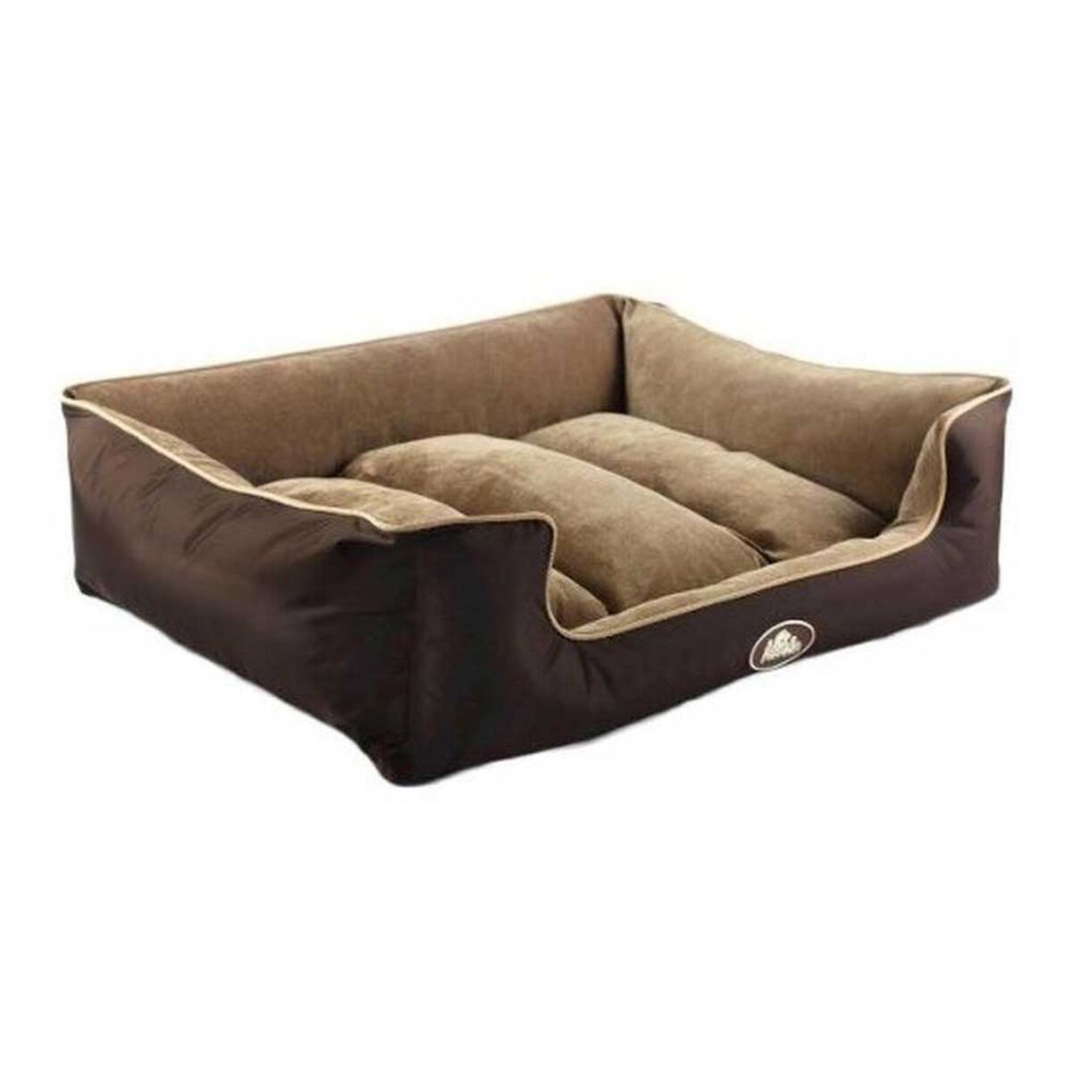 Cama Reversible Doble Color Mascan Café