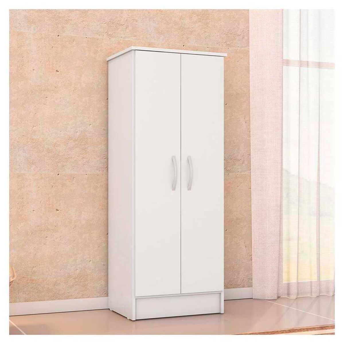 Cl&oacute;set Rodler Viena 2 Puertas Blanco