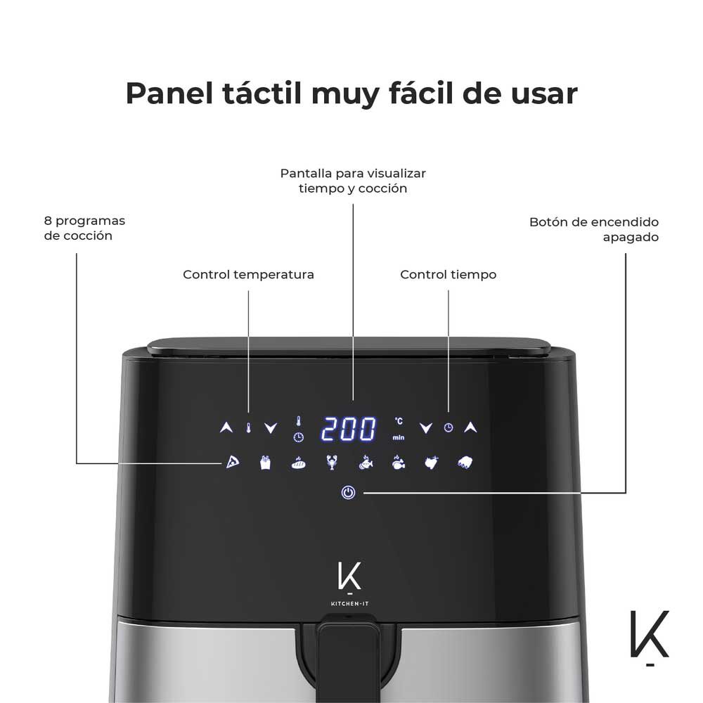 Kitchen-it Plus Edition 5 L Negro, foto 4