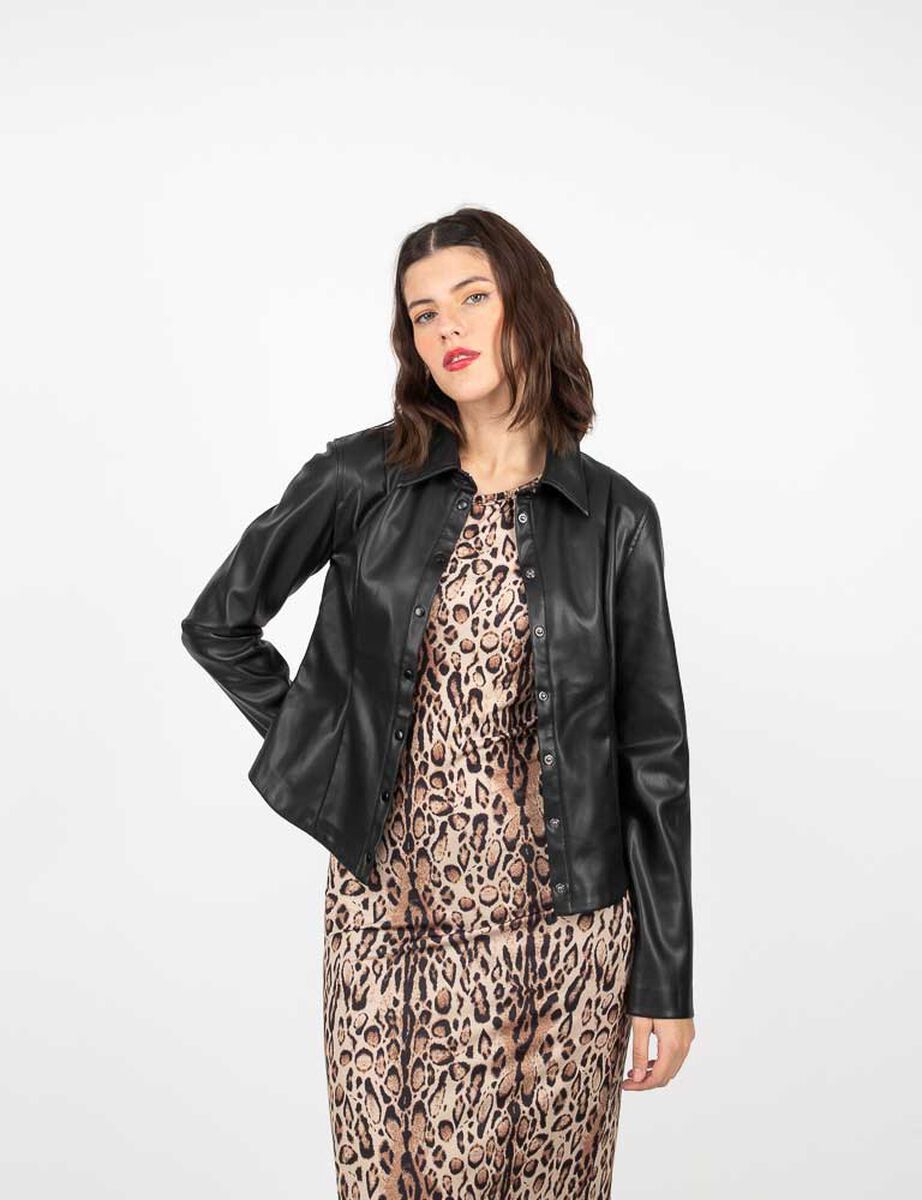 Chaqueta Ecocuero Mujer Fiorucci