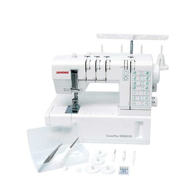 Imagen 2 del producto Combo Máquina Colletera Janome 2000CPX + Overlock 8002D