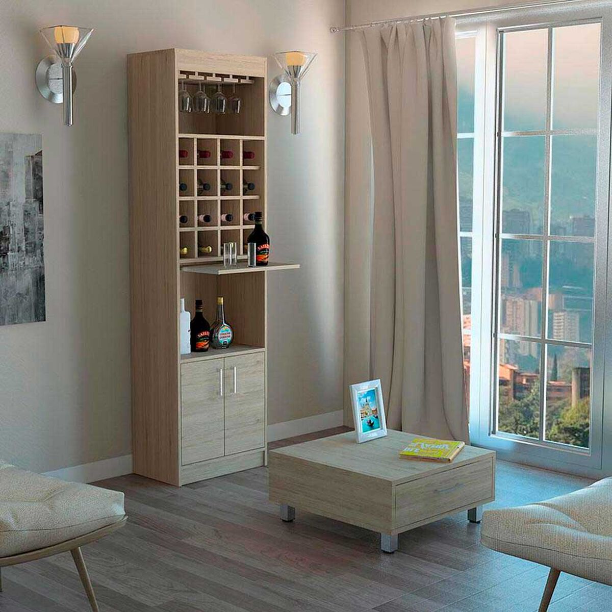 Mueble Bar + Mesa de Centro TuHome Beijing