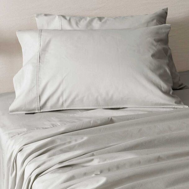 Juego de Sábanas Liso SoHome 180 Hilos King Gris