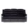 Sofa Reclinable VYS SPA Venom 3 Cuerpos Negro