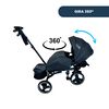Triciclo Coche Cuna Trike Plus 360 Bth RS-4090 Negro Bebeglo