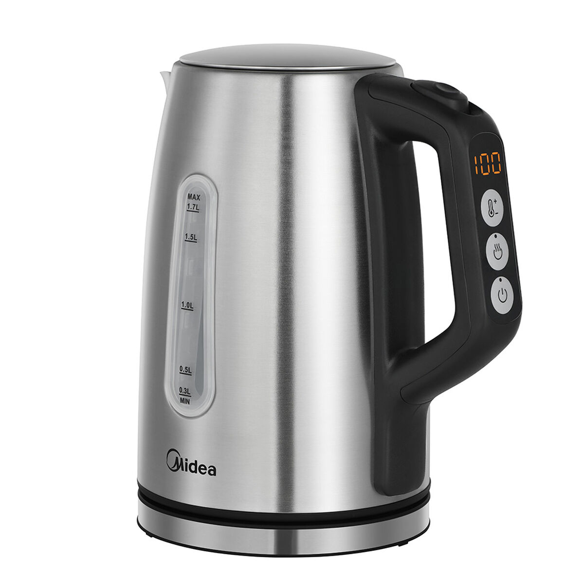 Hervidor Eléctrico Inox Pro Digital Midea MK-17S30B2 1,7 lts