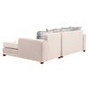 Sof&aacute; Seccional Derecho Living Factory Milan 3 Cuerpos Beige