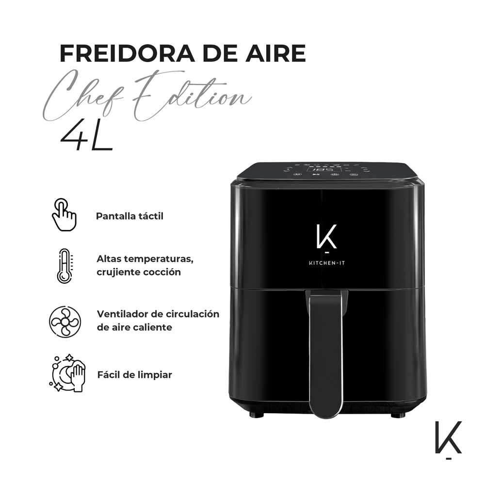 Kitchen-it Chef Edition 4 L Negro, foto 3