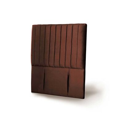 Imagen 2 del producto Respaldo Latam Home 1,5 Plazas Sorrento Tela Velvet Chocolate