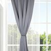 Cortina Blackout Tejido Doral Victoria 220 x 140 cm 8 Piezas Gris