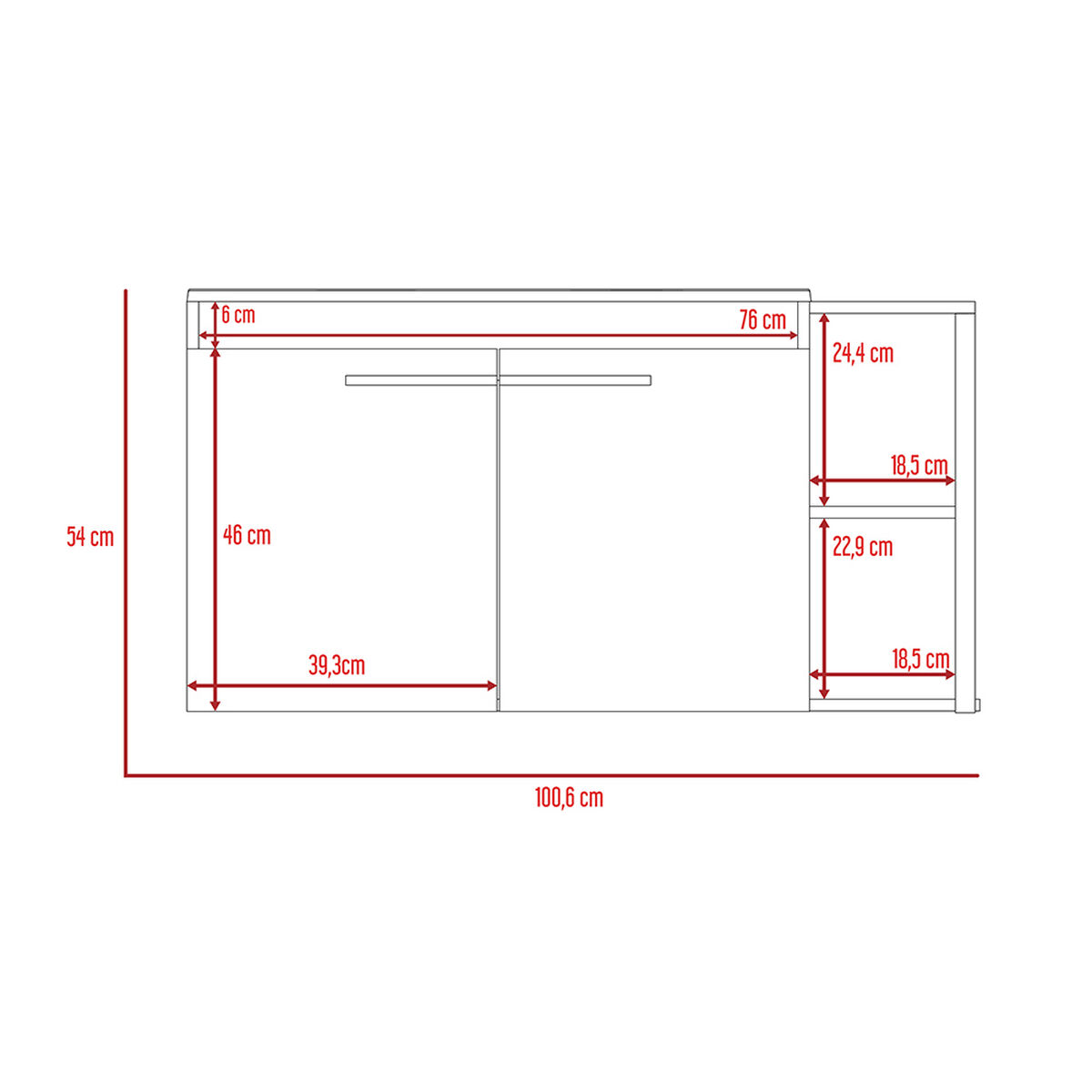 Mueble Lavamanos Khari Flotante Duna