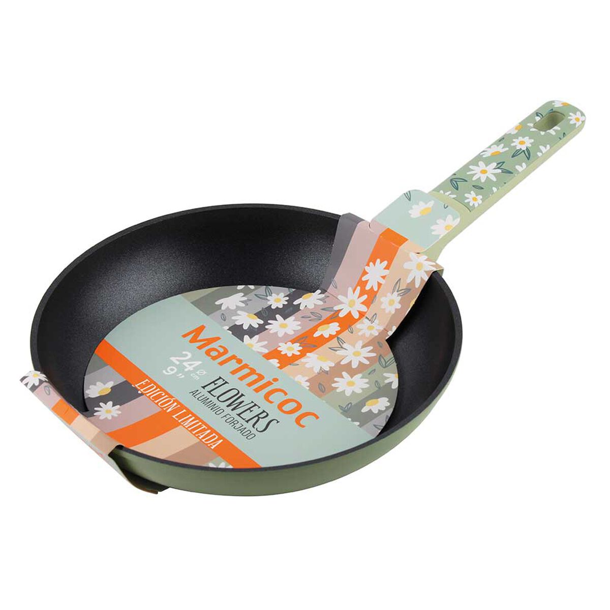 Sart&eacute;n Marmicoc Flowers 26 cm Verde