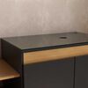 Vanitorio + Lavamanos Vekkahome Lotus 80 Negro