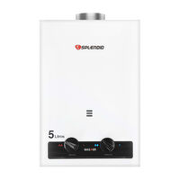 Calefont Gas Licuado Splendid Tiro Natural Ionizado 5 lts.