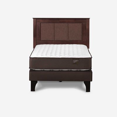 Imagen 1 del producto Cama Europea Rosen 1,5 Plazas Ergo T + Respaldo Rachel