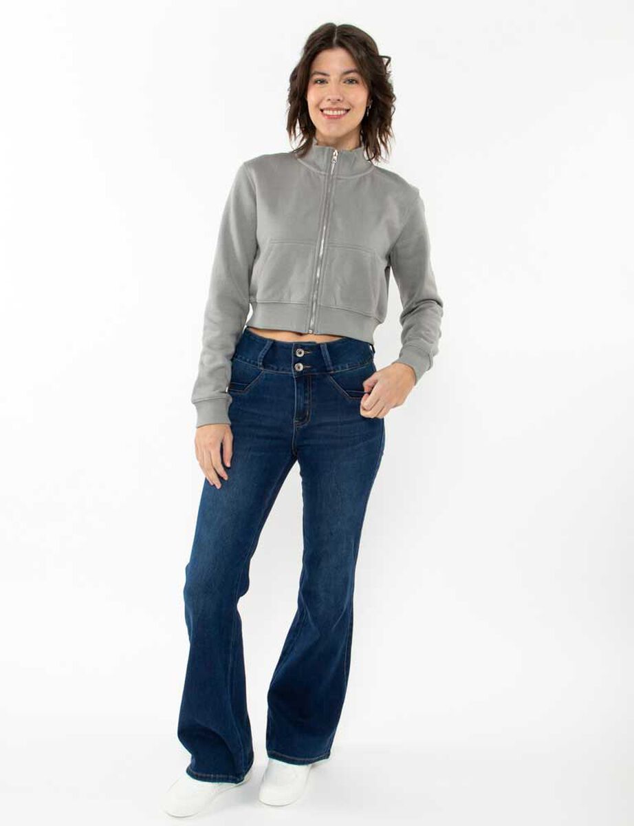 Polerón Crop Mujer Icono