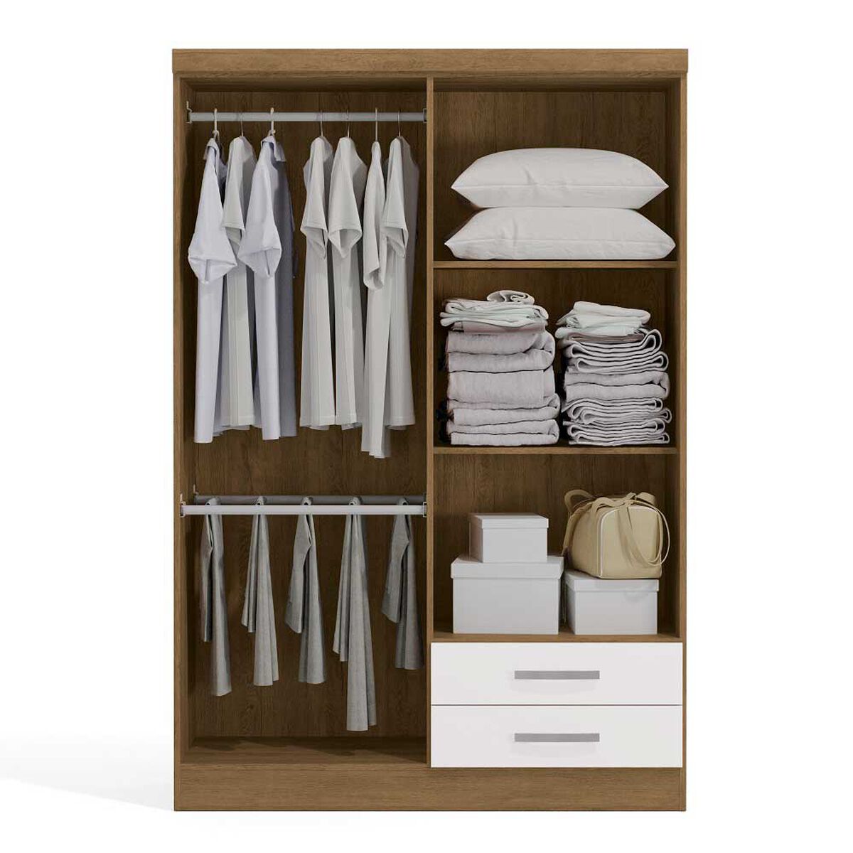 Closet Yardas Josefa 4 Puertas 2 Cajones Arena