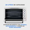 Horno Eléctrico Easyways Oven Master 60 lts.