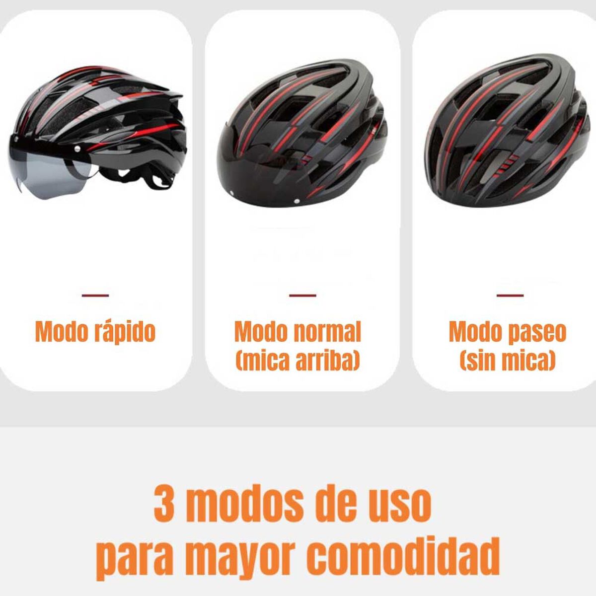 Casco Bicicleta LuBabycas Red Adulto M Rojo