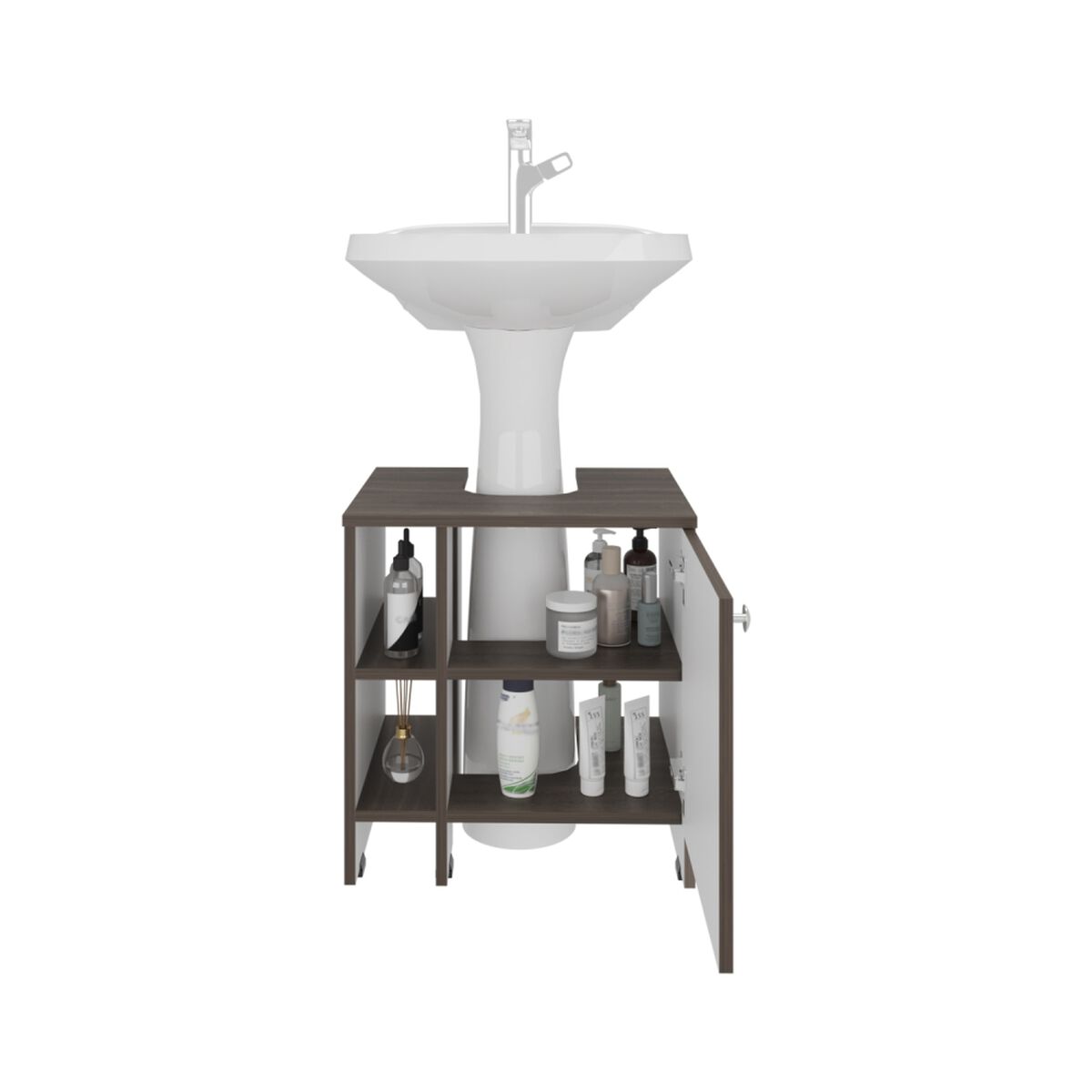 Mueble De Baño TuHome Basic Milan y  Blanco