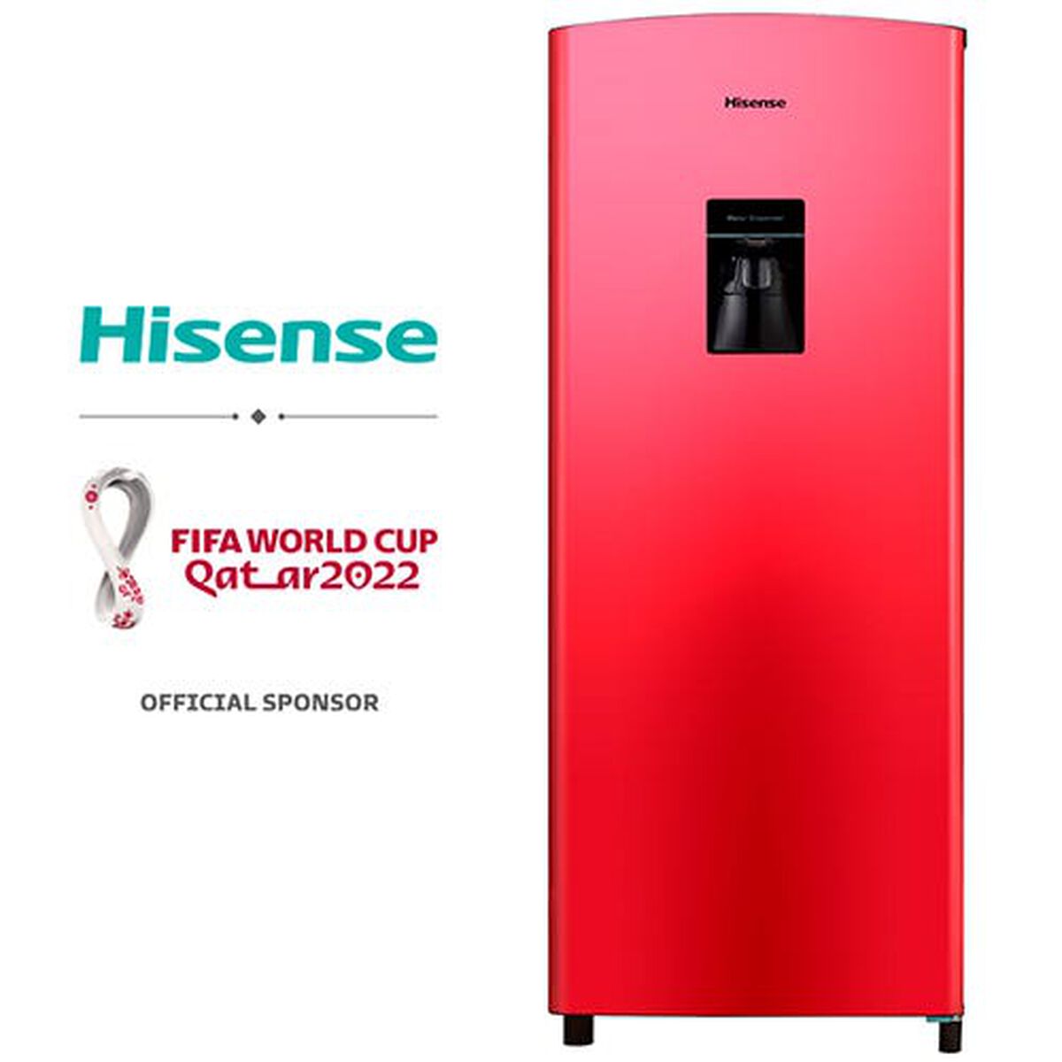 REFRIGERADOR RS-23DR TOP FREEZER 176 LITROS ROJO