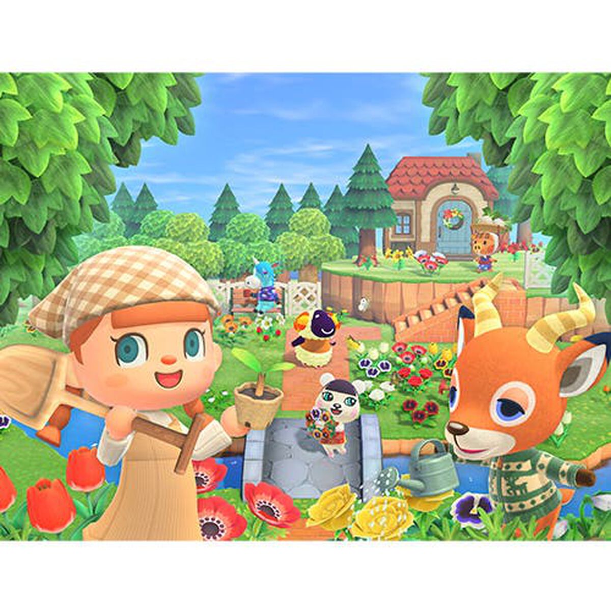 Consola Nintendo Switch Lite Coral + Juego Animal Crossing Digital