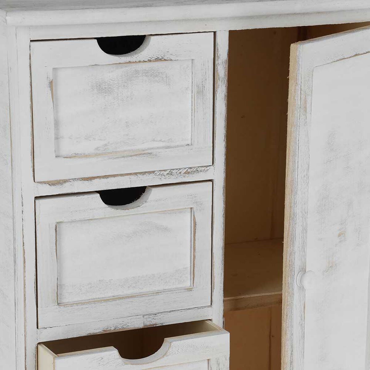 Cómoda Britbox Wey Blanco 4 Cajones