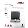 Sandwichera Panini Grill Thomas TH-980I 2 en 1