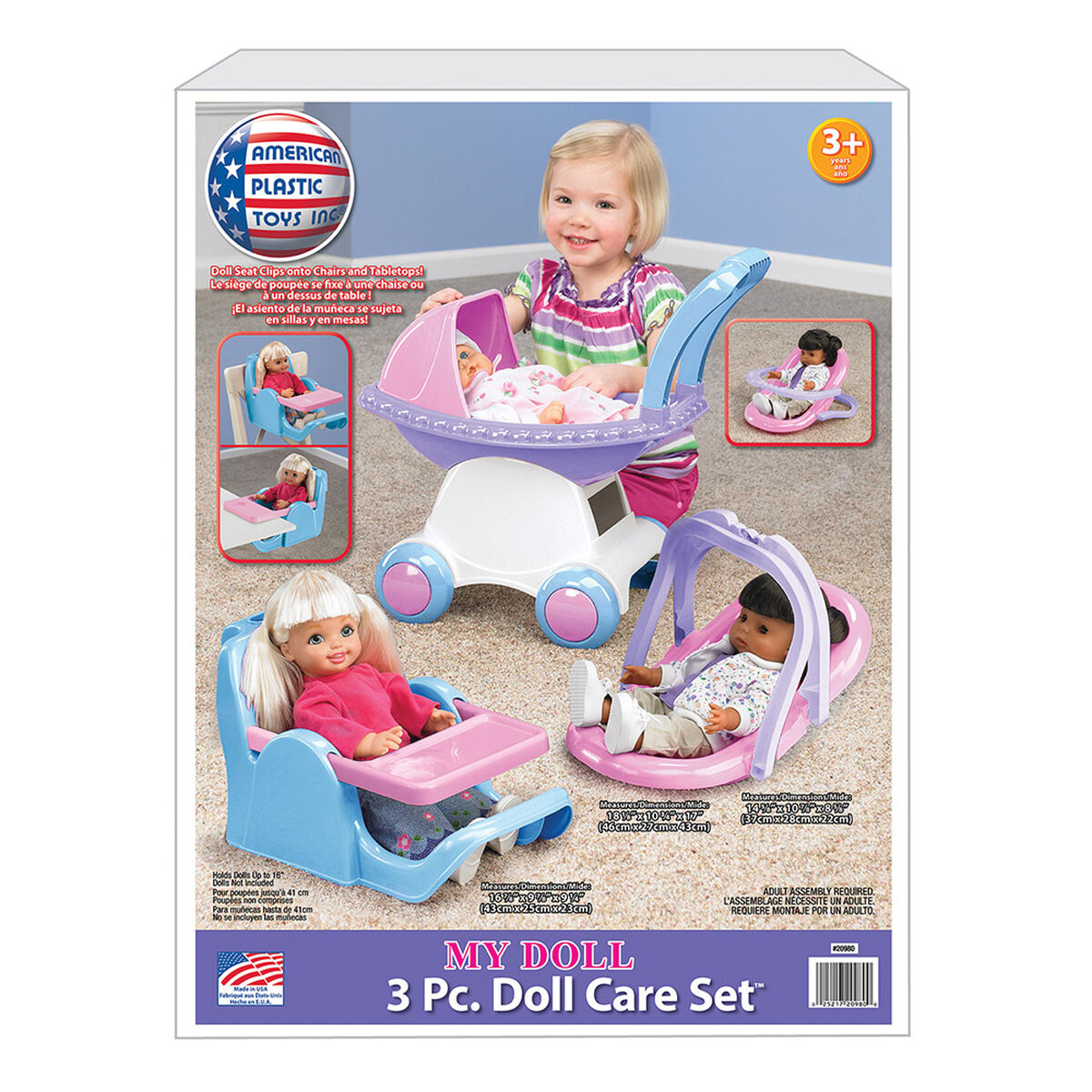 Set De Cuidados Muñeca American Plastic